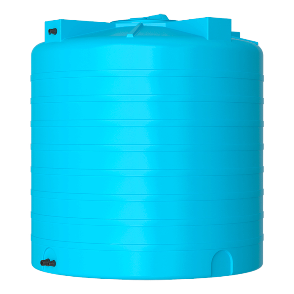 Бак для воды Aкватек ATV 2000 объем – 2000л с поплавком, материал – полиэтилен, синий