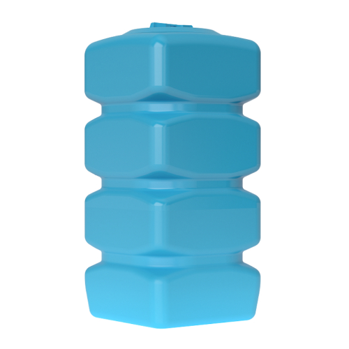 Баки для воды Aкватек Quadro W объем – 750-1100л с поплавком, синие