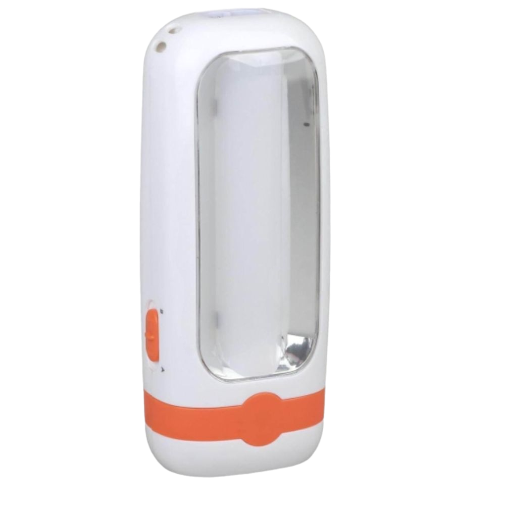 Фонарь кемпинговый светодиодный ЭРА White Edition KA10S аккумуляторный, цвет - бело-оранжевый