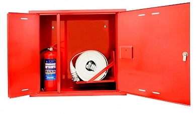 Шкаф пожарный ФАЭКС ШПК 315 НЗК универсальный компакт, навесной, закрытого типа, красный