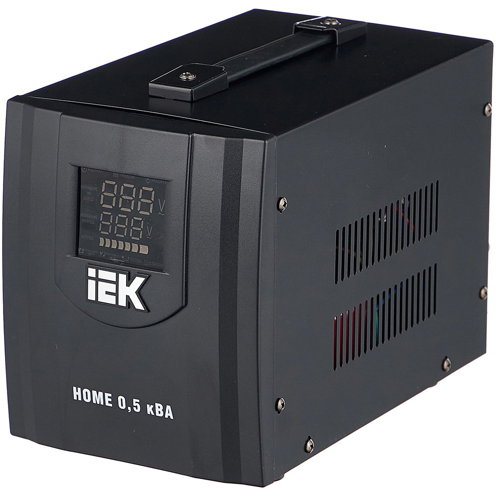 изображение Стабилизатор напряжения IEK СНР1-0-5 кВА 140-270В/220В однофазный  электронный переносной
