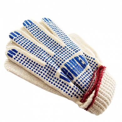 Комплект перчаток трикотажных с ПВХ