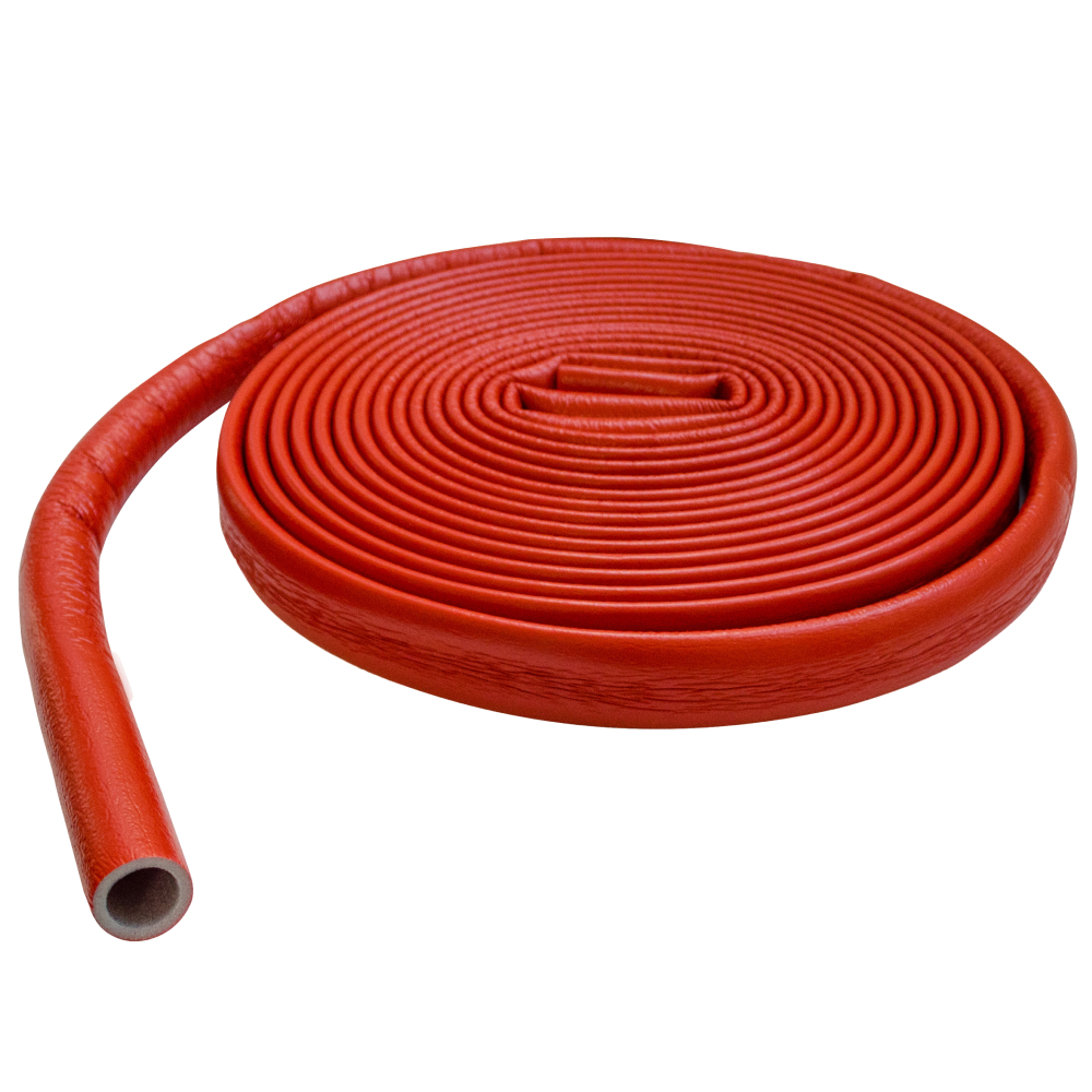 Трубка теплоизоляционная MVI TTK.2 Дн18x4 с полимерным покрытием, материал - вспененный полиэтилен, длина – 10 м, цвет – красный