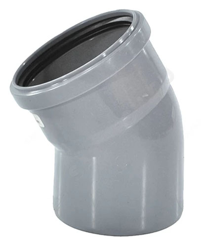 Отводы полипропиленовые РосТурПласт Дн 32-110 угол 15-87 для внутренней канализации, безнапорные, серые