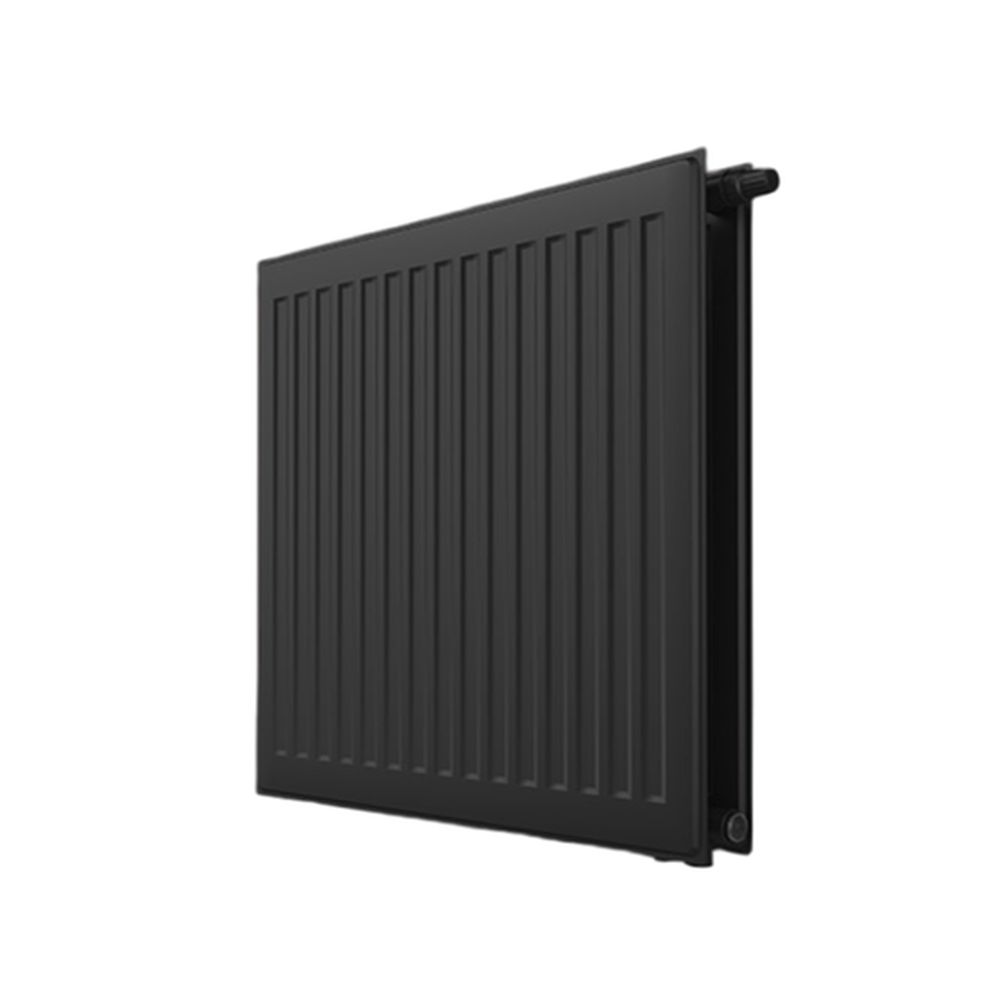Радиатор панельный Royal Thermo Ventil Hygiene VH10-600 2800 мм стальной, нижнее подключение, межосевое расстояние 50 мм, цвет Noir Sable черный