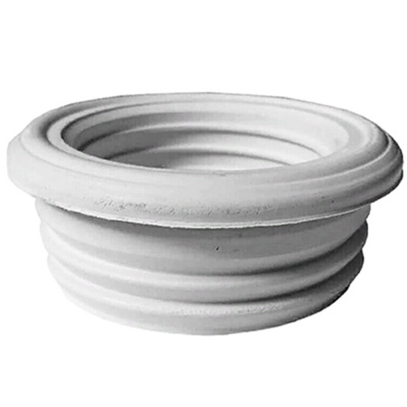 Манжета редукционная Sinikon Стандарт Дн32х25 резиновая, белая, для внутренней канализации