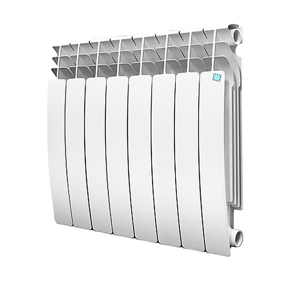 Радиатор биметаллический STI Bimetal GRAND 500/100 4 секции (цвет - белый), боковое подключение