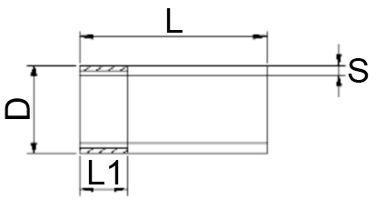 Резьба стальная МеталлПром-Инвест 1 1/2″ Ду40 Ру16 удлиненная L=60мм из труб по ГОСТ 3262-75