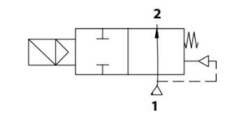 Схема подключения Клапан электромагнитный АСТА ЭСК 401 2″ Ду50 проходное сечение 50 мм НО пилотный латунный, уплотнение плунжера - Viton, мембрана - Viton, 24 В топливные, 0.5 — 10 бар