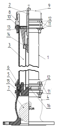 Гидрант пожарный подземный Dendor тип GPP DN125 Ду125  1.25м с двойным запиранием