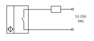 Эскиз Задвижка шиберная ножевая DN.ru GVKN1331E-2W-Fb-2P Ду125 Ру10 межфланцевая, с невыдвижным шпинделем, корпус - чугун GGG-40, уплотнение - EPDM,  с пневмоприводом, пневмораспределителем 4V210-08 220В и индукционными датчиками LJ12A3-4-J/EZ 220B