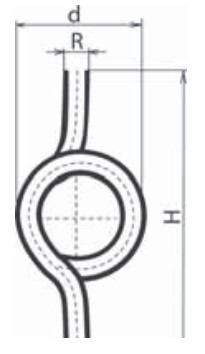 Трубка для манометров АДЛ СТМ011 1/4″ Ду8 Ру32, корпус - углеродистая сталь