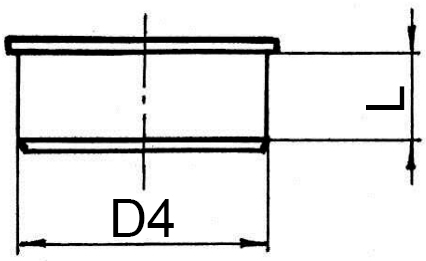 Заглушка РосТурПласт Дн200 безнапорная, корпус - полипропилен PP-B, для наружного монтажа, коричневая