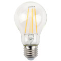 Лампа светодиодная ЭРА F-LED A60-E27 Filament Груша 62 мм мощность - 7 Вт, цоколь - E27, световой поток - 625 лм, цветовая температура - 2700К, тип лампы - светодиодная LED, тип стекла - матовое, цвет свечения - теплый белый, форма - грушевидная