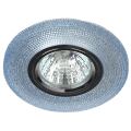 Светильник cо светодиодной подсветкой ЭРА DK LD1 BL 50 Вт, точечный, цоколь GU5.3, декоративный, цветовая температура - 4000 K, IP20, цвет - голубой