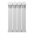 Радиатор биметаллический Royal Thermo Indigo Super+ 500 8 секций, площадь помещения до 14 м2, боковое подключение, настенный, белый