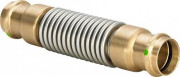 Компенсатор сильфонный осевой Viega 2251 Дн15 Ру10, бронза, пресс, уплотнение EPDM SC-Contur, для линейного расширения труб