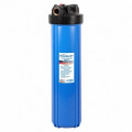 Магистральный фильтр для воды Аквабрайт АБФ-20ББ-Л Big Blue 20″, латунная резьба 1″ (корпус, ключ)