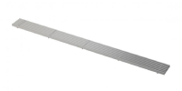 Решетка для дренажного желоба Alca Plast 75 мм прямая, 6отв х 95см2, нержавеющая сталь