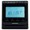 Терморегулятор для теплого пола Menred E51.716 электронный, программируемый, монтаж - скрытый, цвет - черный