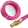 Труба из сшитого полиэтилена Rehau Rautitan pink Дн20 отопительная толщина стенки 2.8 мм Ру10, SDR7.4, розовая, прямой отрезок 6 м