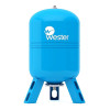 Гидроаккумулятор Wester WAV25 1″ 50 л Ру25 вертикальный, наружная резьба, корпус – углеродистая сталь
