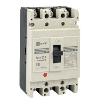 Автоматический выключатель трехполюсный EKF PROxima ВА-99М 3Р 5ln 630/500А, сила тока 500А, отключающая способность 50 кА